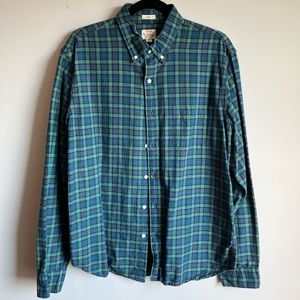 J CREW Large Cotton Oxford Button Down Shirt